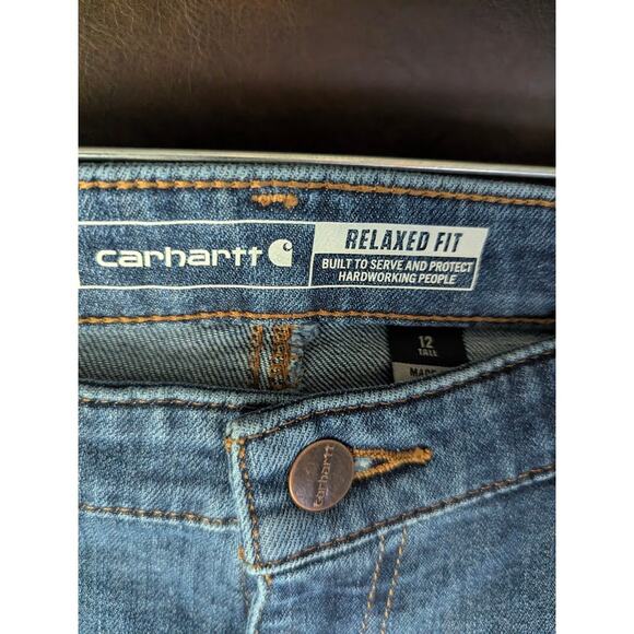 Carhartt Women's Work Jean - Relaxed Fit - Rugged Flex 12 TALL - Picture 2 of 5